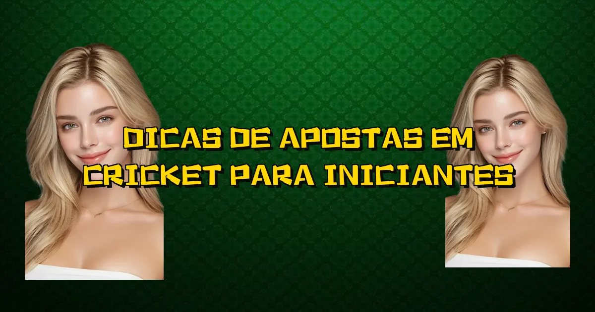 Dicas De Apostas Em Cricket Para Iniciantes Oficial