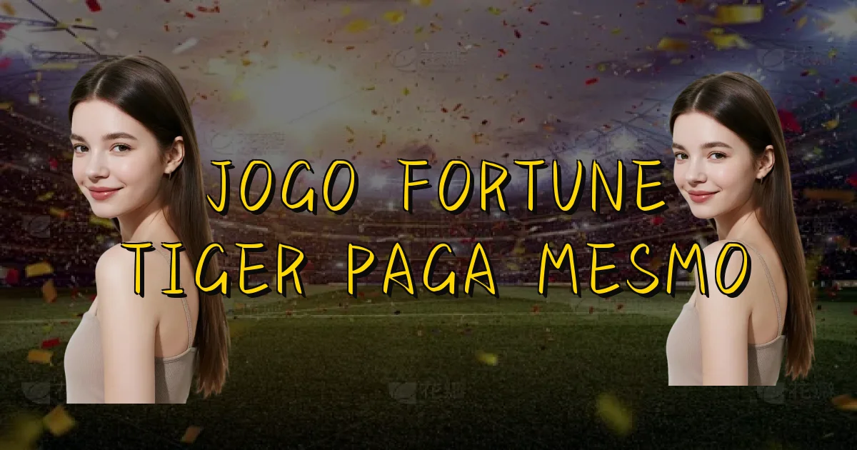 Jogo Fortune Tiger Paga Mesmo Oficial