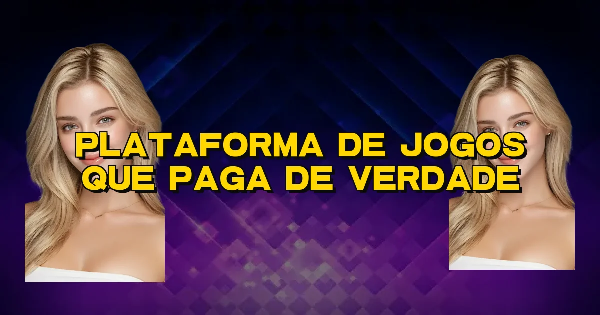 Plataforma De Jogos Que Paga De Verdade Oficial