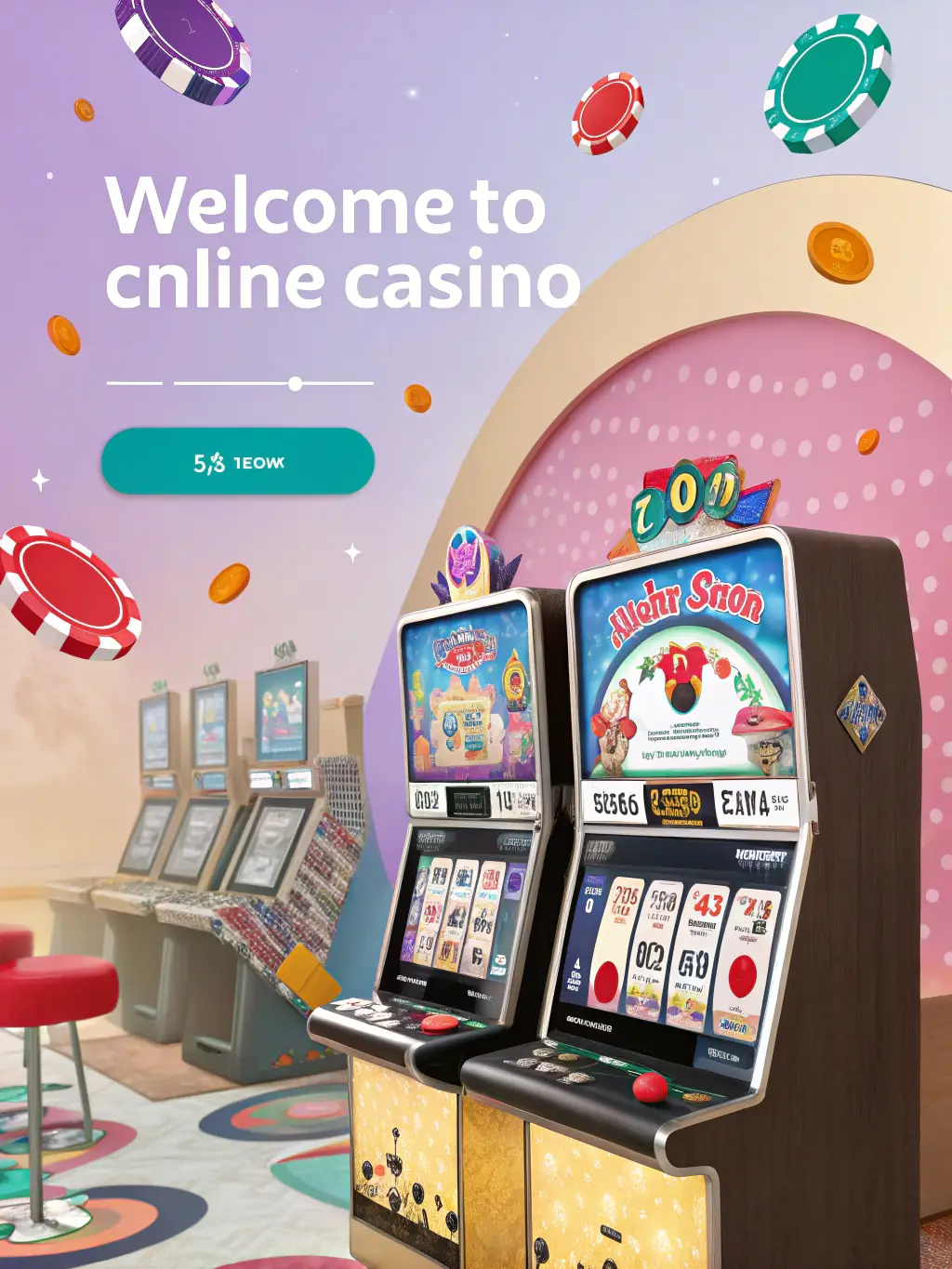 A visually appealing image representing JILI slots, showcasing vibrant graphics and exciting gameplay, set in a modern online casino environment.